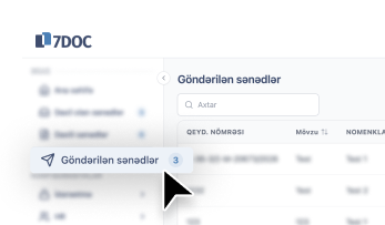 Xaric olan sənədlər
